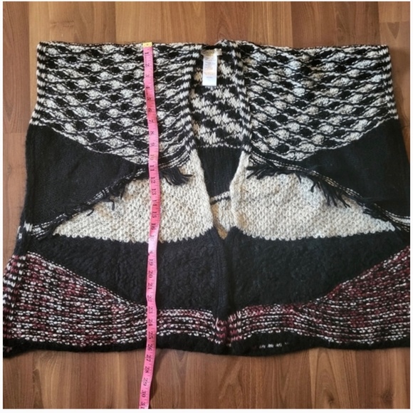 Anthropology Cocogio Italian wool blend poncho cape - Picture 5 of 5